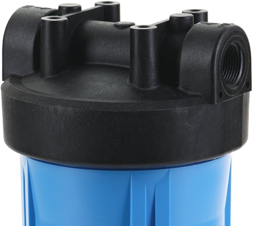 Miniatura 2 de Hydronix HF45-10BLBK10 Carcasa del filtro de agua NSF enumeró puertos de 10" - 1"