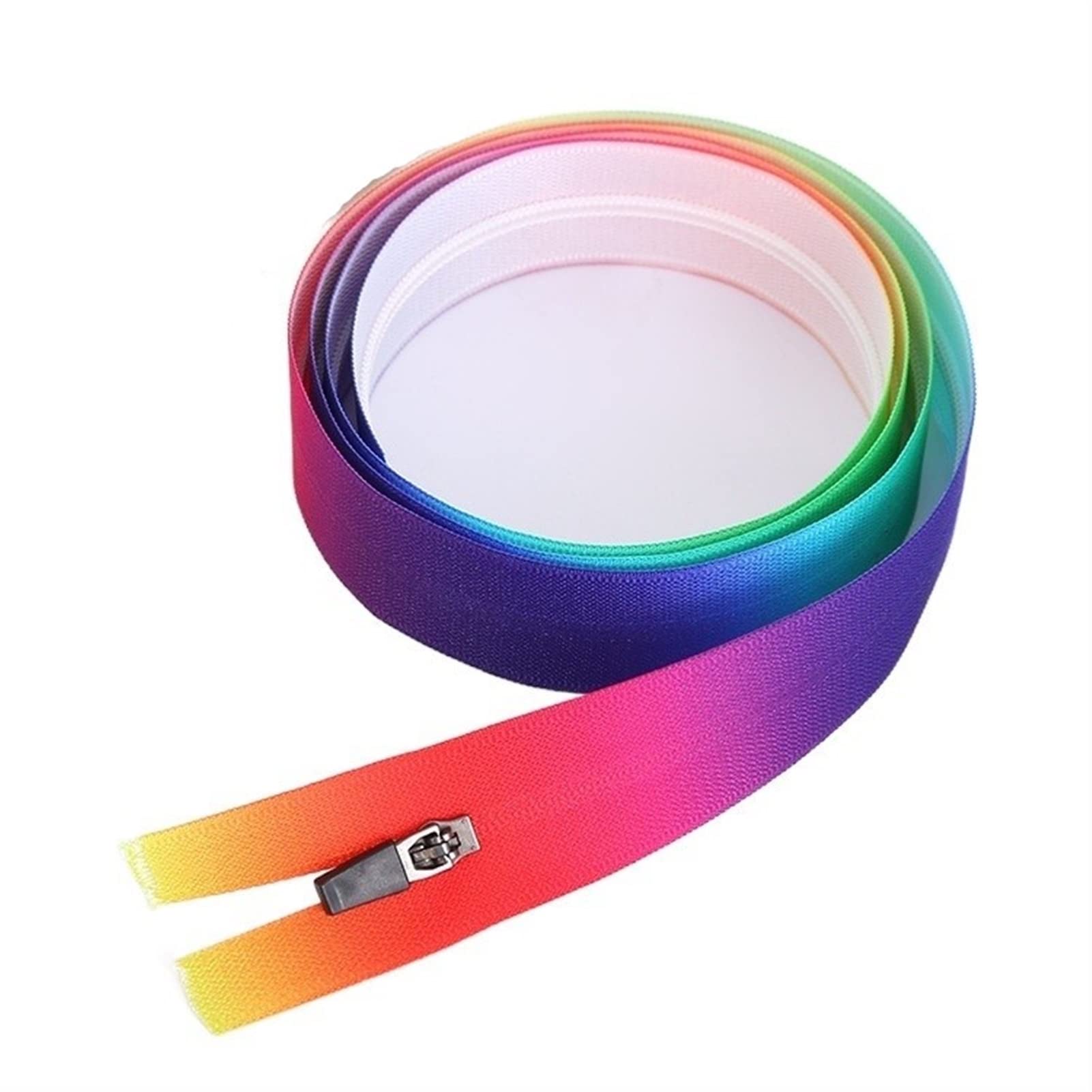 con Cerniera Chiusa in Nylon, con Cursore e Cerniera, Cerniere Colorate in Nylon Cerniera per Bagagli Fai da Te Cerniera Aperta Invisibile Accessori per Abbigliamento/50Cm/5#