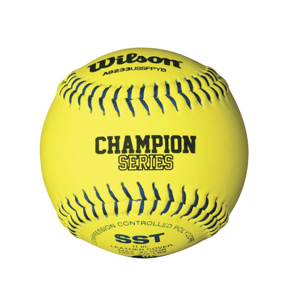 Wilson USSSA Series Leder-Softball, 12 Stück