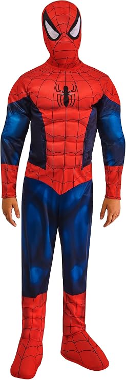 RUBIE'S Déguisement Deluxe Enfant Combinaison Musclée Spider-Man