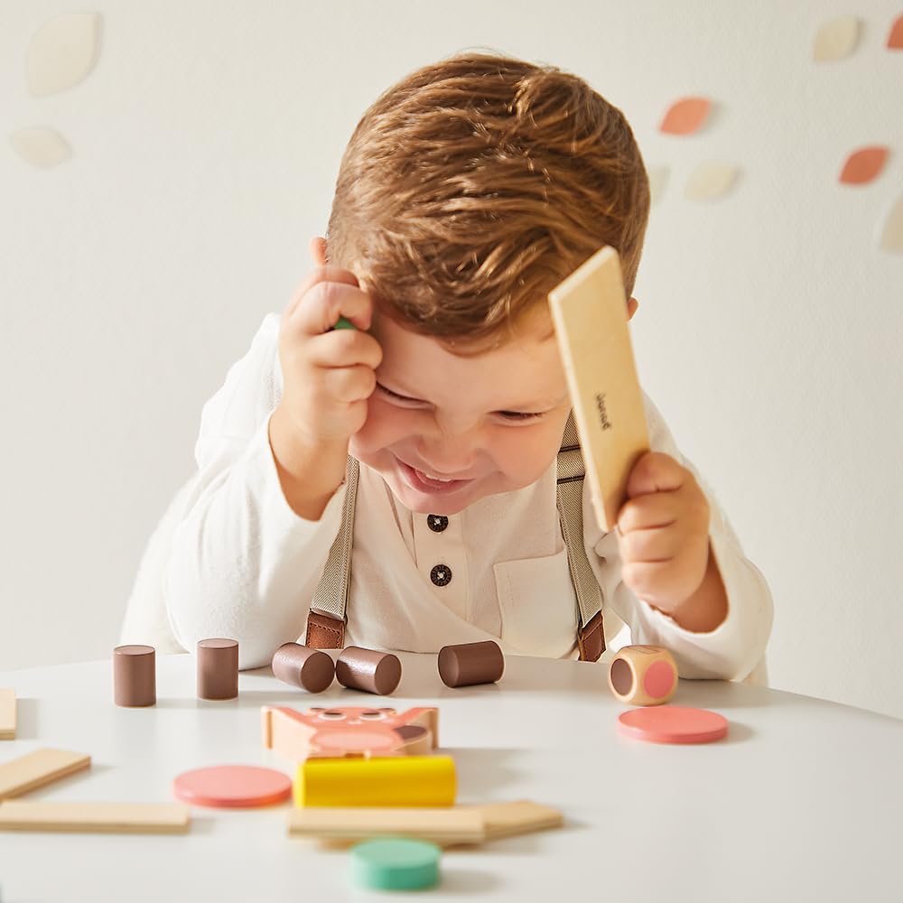 JANOD - Pudełko z zabawkami dla dzieci - Od 36 miesięcy - Zabawki stymulacyjne z puzzlami i zajęciami podręcznymi dla dzieci - Rozwój psychomotoryczny i aktywność - Zabawka dla dzieci od 3 lat -
