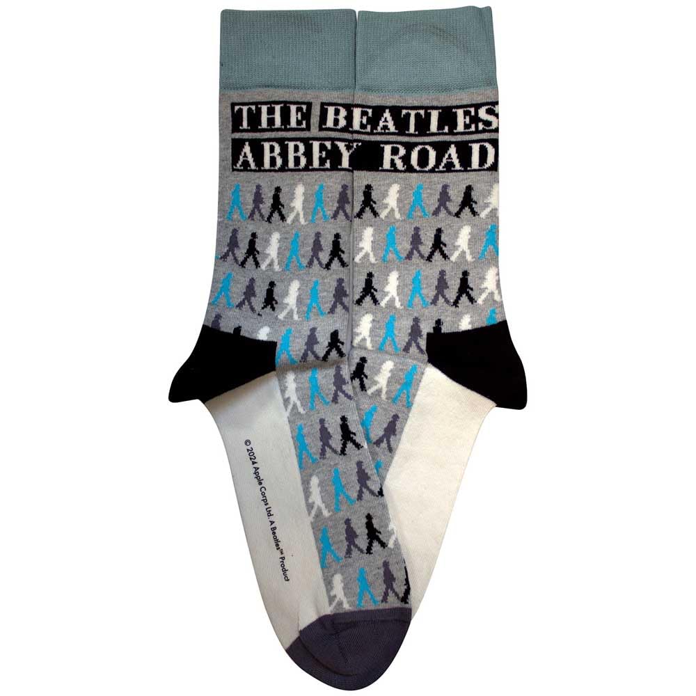 Rock Off officially licensed products The Beatles Abbey Road Colours Crossing Repeat Ankle Socks One Size