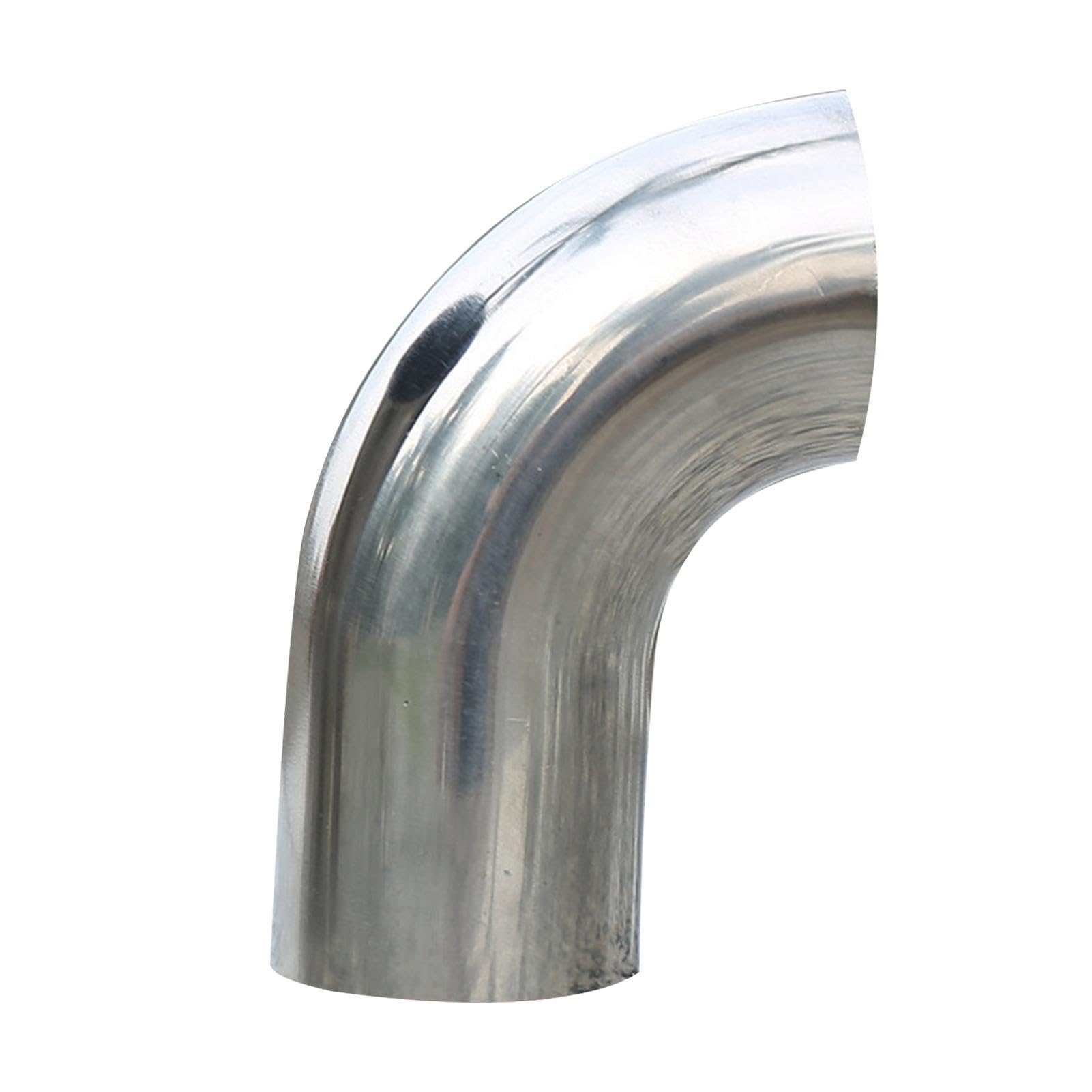 Curva per saldatura – Tubo angolare di scarico a 90 gradi | in acciaio inox, raccordo per tubo sanitario a morsetto, raccordo per tubo di scarico auto-modificato, corrimano per scale