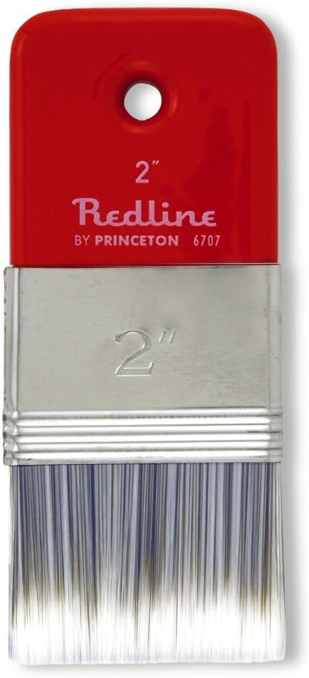 Princeton Redline Paintbrush, Size 3 inch, Red