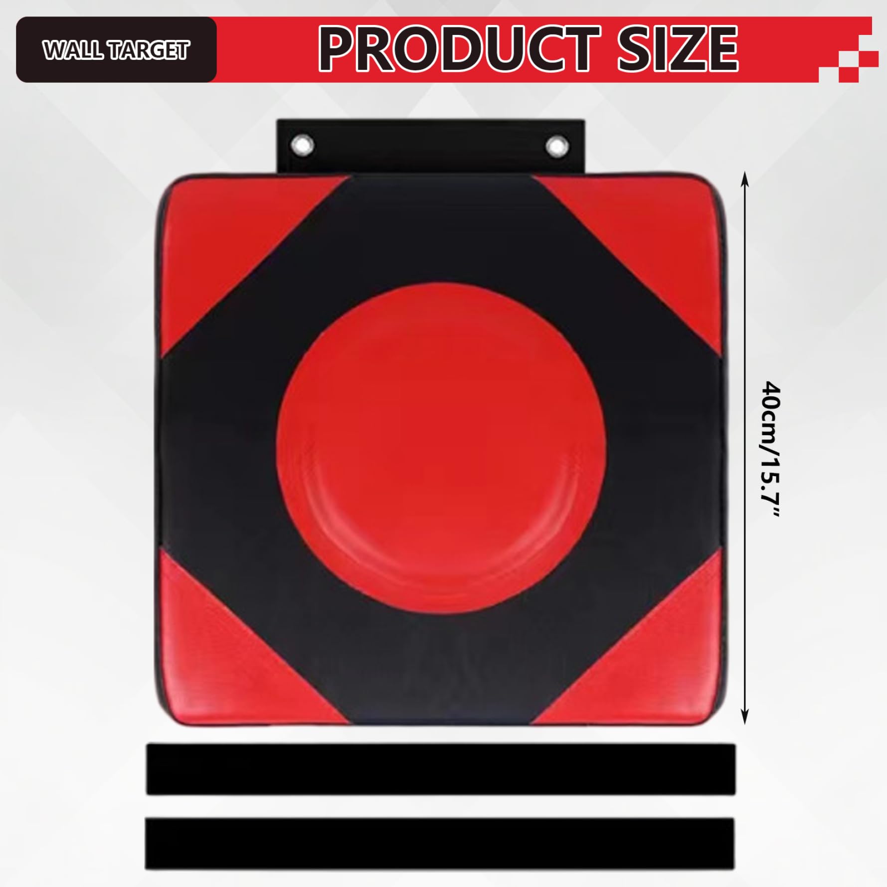 Almohadilla de perforación de boxeo de pared 12x12x4 silenciosa ajustable para gimnasio