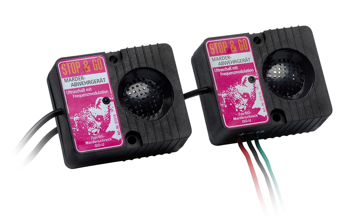 STOP&GO Marderabwehr 2 Lautsprecher Ultraschallgerät