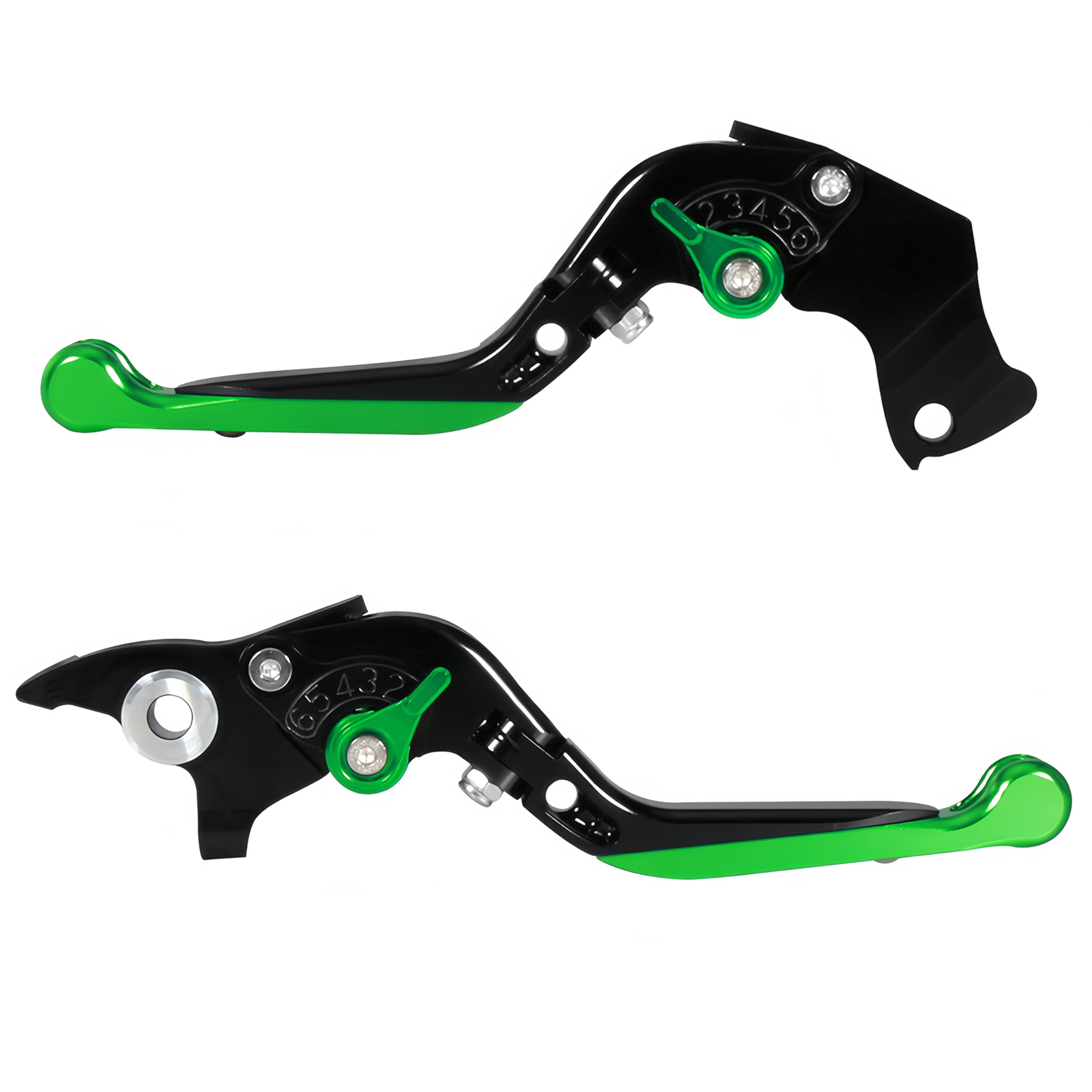 Bremskupplungshebel Kupplungshebel Bremshebel Brems Kupplung Motorrad Orange für KTM DUKE RC 125 200 250 390 (Grün)