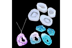 Gemstone Crystal Cluster Resin Molds