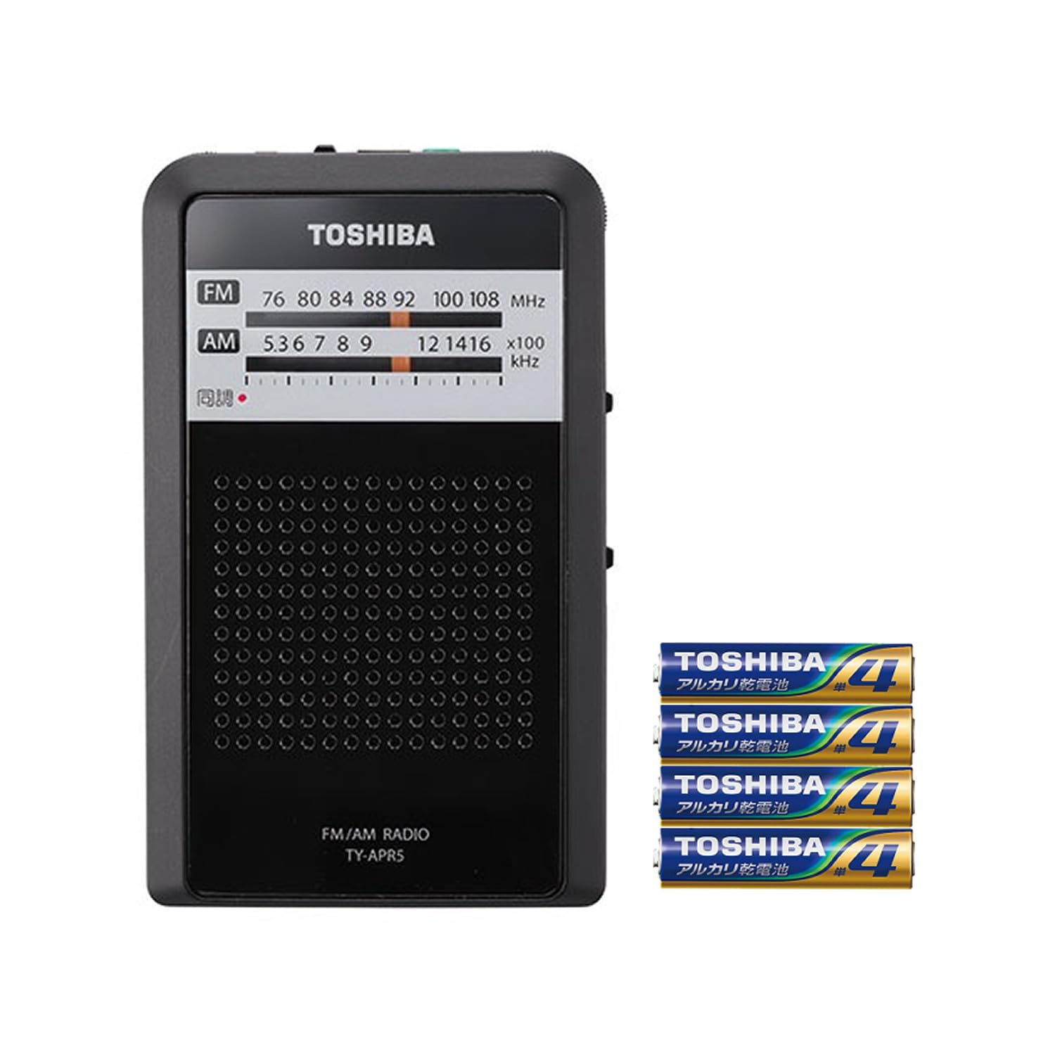 【中古】「非常に良い」東芝(TOSHIBA) TY-APR5-K(ブラック) LEDライト付きポケットラジオ Amazon.co.jp: 東芝 LEDライト付きポケットラジオ TY-APR5 (K