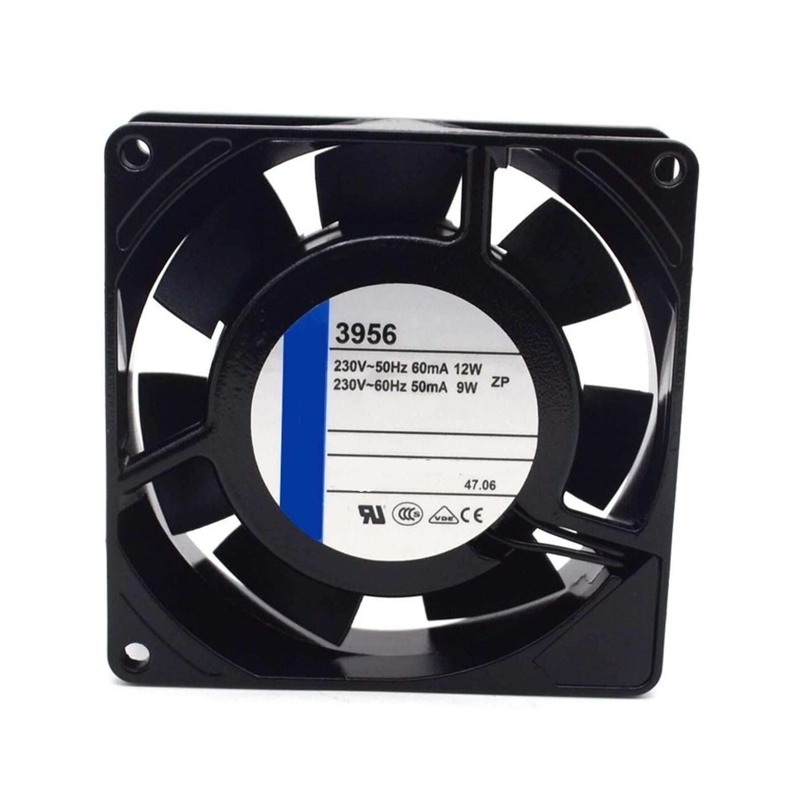 UWUKCJOKQ 1pcs Cooling Fan TYP 3956 AC 230V 60mA 11W 60Hz 50mA 9W 50Hz 2650RPM 9cm 9225 92x92x25mm