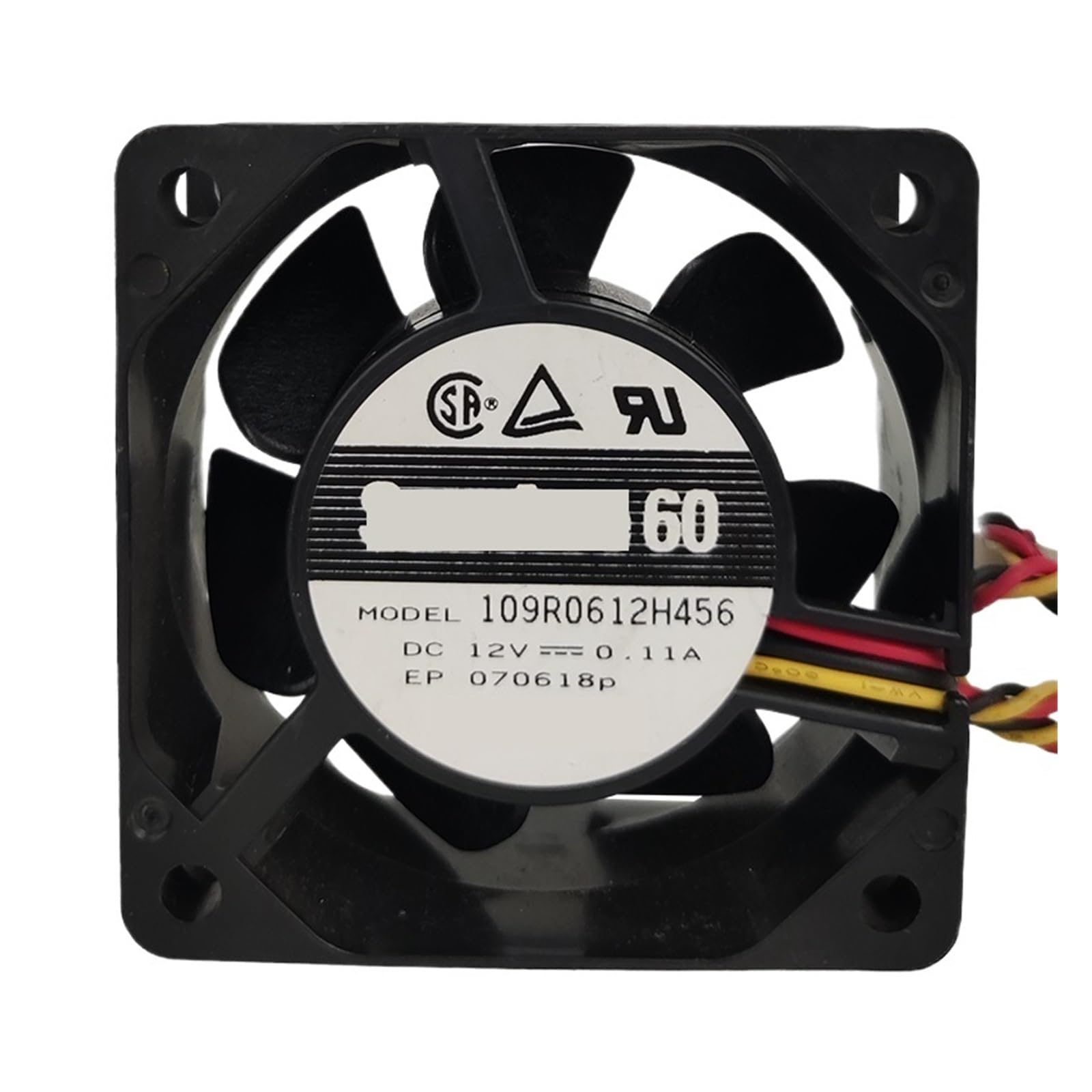 LZIKKGKI 109R0612H456 DC12V 0.11A 60 * 60 * 25mm Cooling Fan