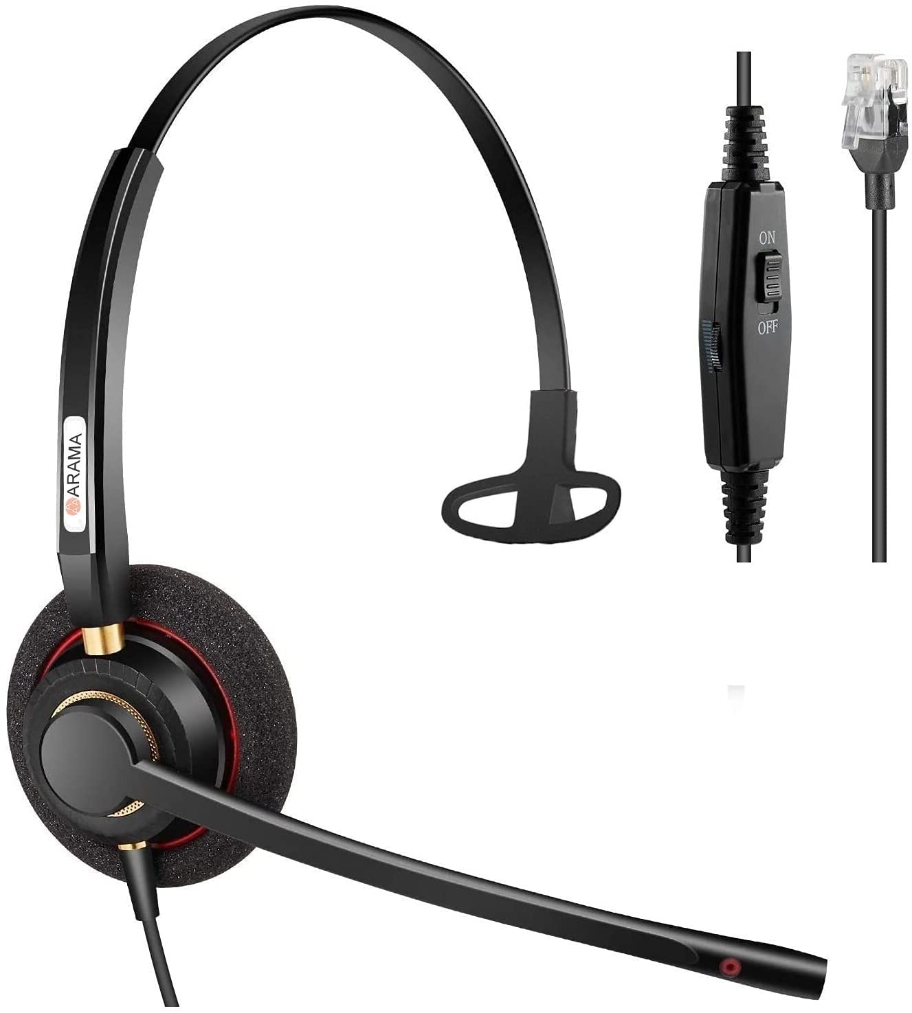 Arama A800S Wired Telephone Headset 