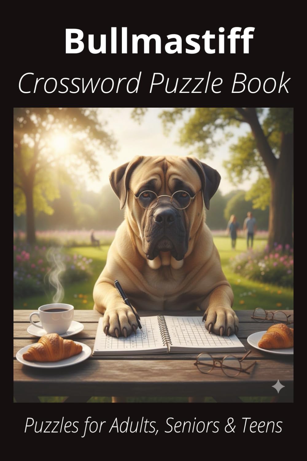 Bullmastiff Crossword Puzzle Book: Crossword Puzzles with Easy-to-Read Print About Bullmastiffs, Loyal Companions, Training, Fun Facts & More | 6x9”, ... Pet Lovers, Vacations, and Relaxing Moments