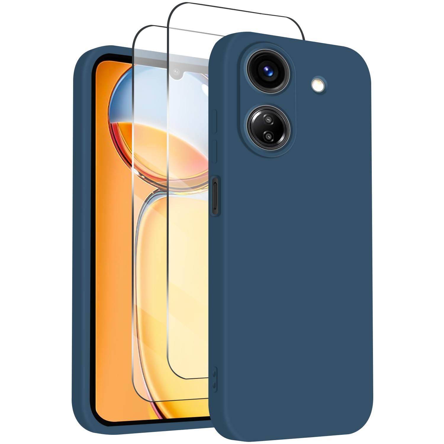 Funda Para Xiaomi Redmi 13c / Poco C65 Carcasa Transparente 360 De Pantalla