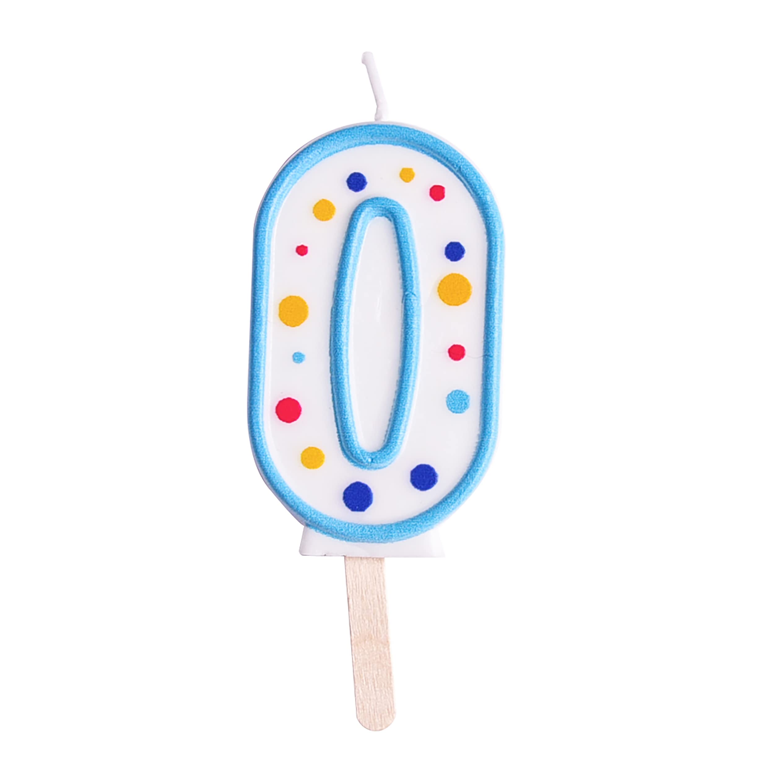 Pme Blue Ca060 Number 0 Candle,4 X 1 X 6.3 Cm