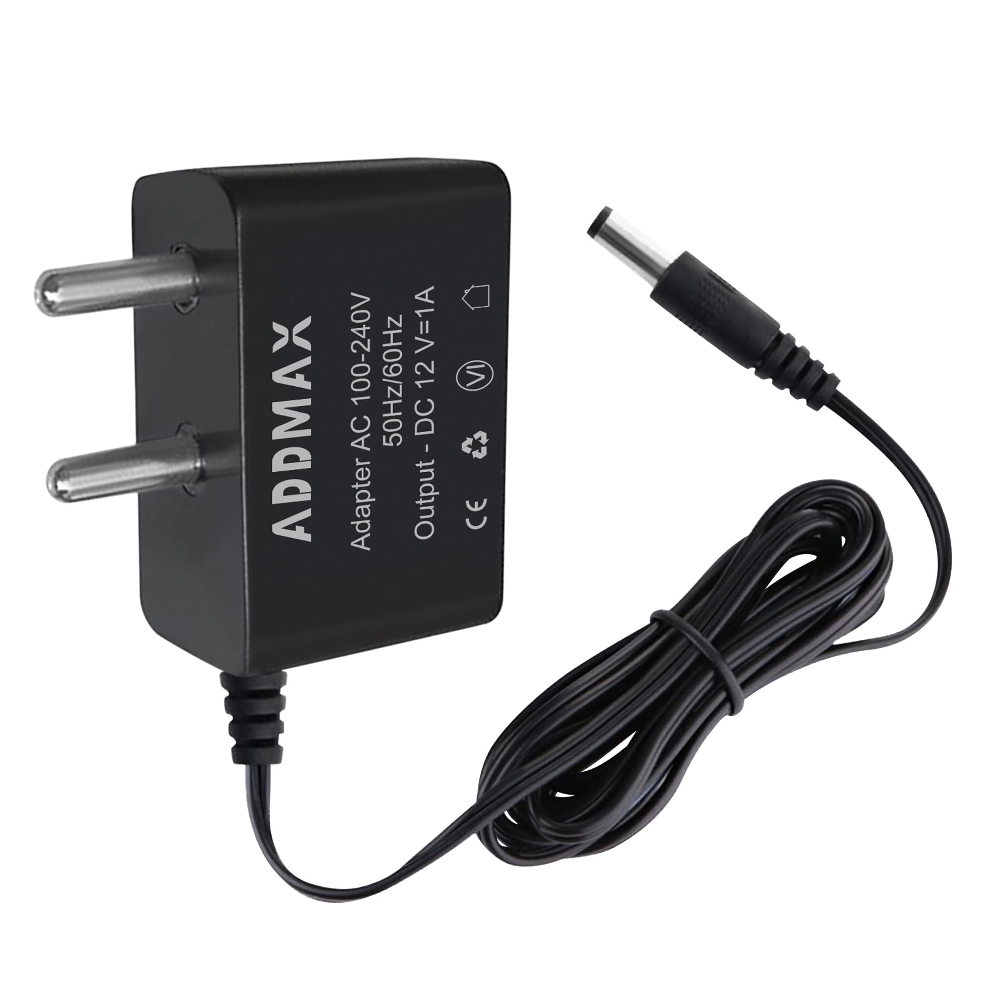 ADDMAX 12V 1A DC Power Adapter | SMPS Power Supply | AC 100-240V to DC 12 Volt 1 Amp Converter | Compatible with CCTV Camera, LCD Monitor, Router, Set Top Box, LED Strip, TV Box-image-20