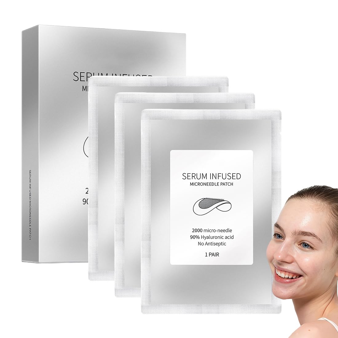 3 Paia di patch occhi, patch occhiaie e borse, maschera idratante per occhiaie gonfiore gonfi, cuscinetti antirughe sottococchi