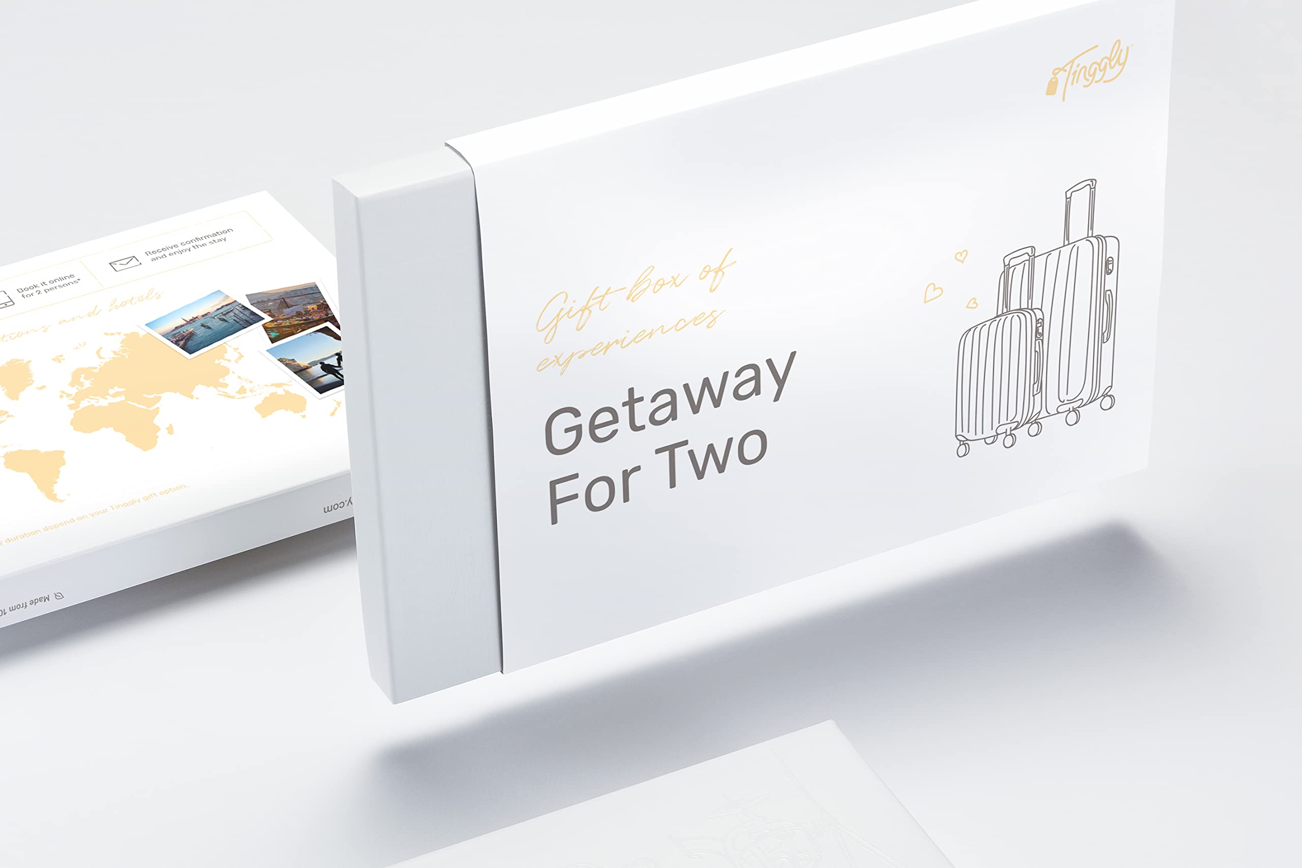 Amazon.com: Getaway - Minibreak For Two - Tinggly Voucher/Gift Card In A  Gift Box : Office Products