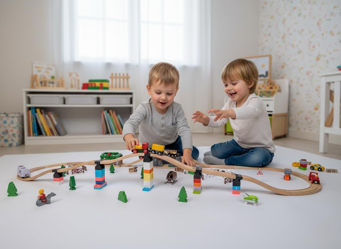 10 x Adjustable Brio Duplo Adapters for Variable Heights and Tilts (Black)