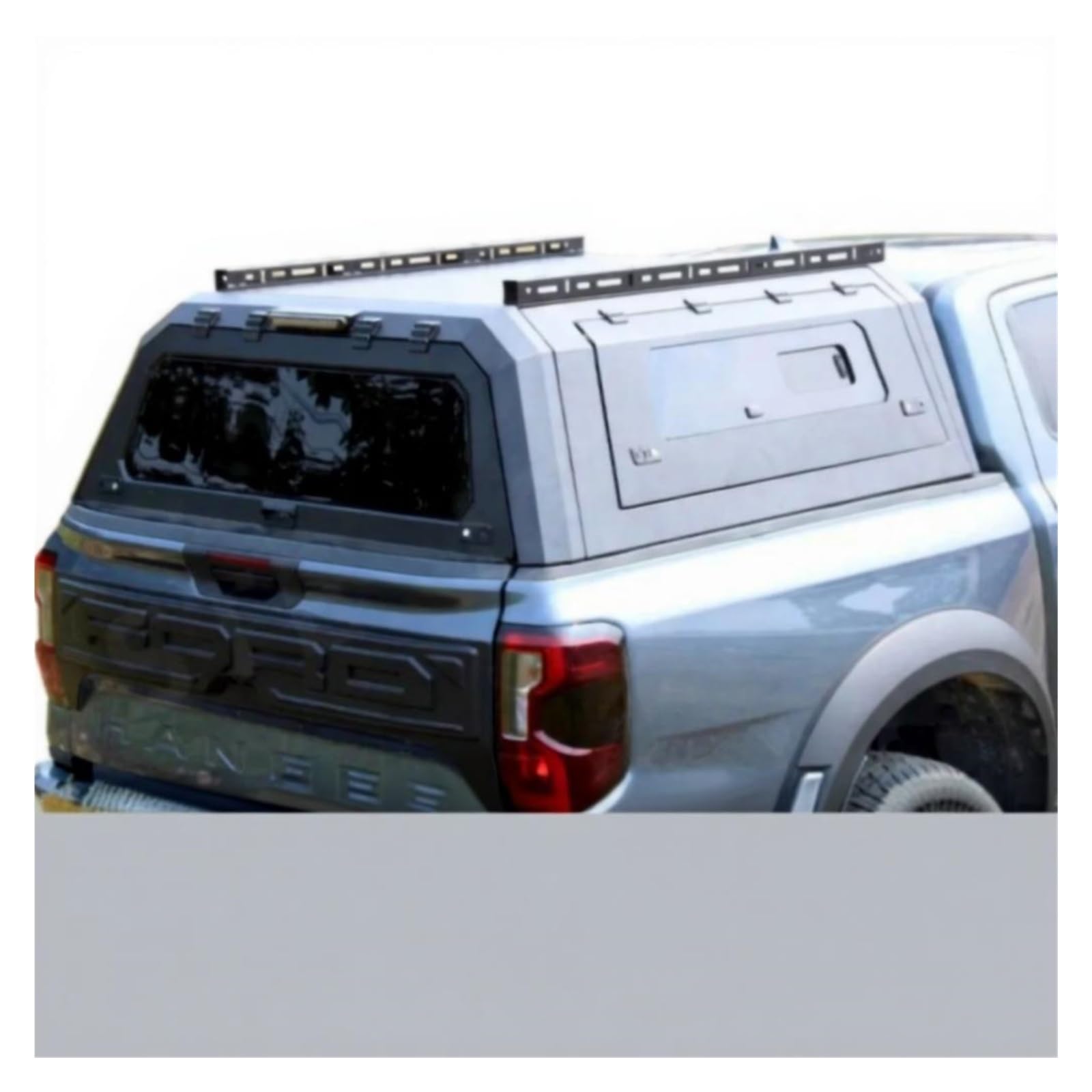 Wielofunkcyjna osłona bagażnika z twardym dachem, kompatybilna z Dodge Ram 1500, montaż na śruby aluminiowe, otwieranie ręczne