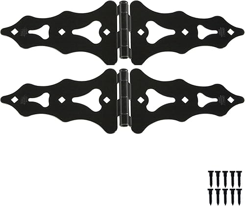 NATIONAL HARDWARE N109033 HINGE GATE BLACK 8IN Pack of 5
