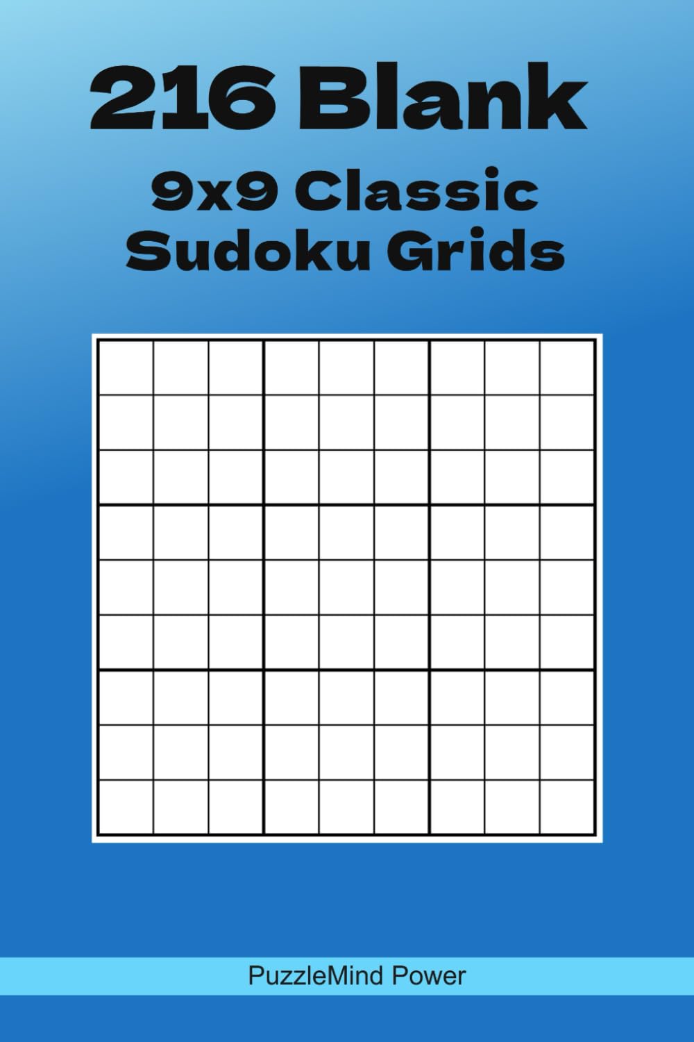 Blank 9x9 Classic Sudoku Grids