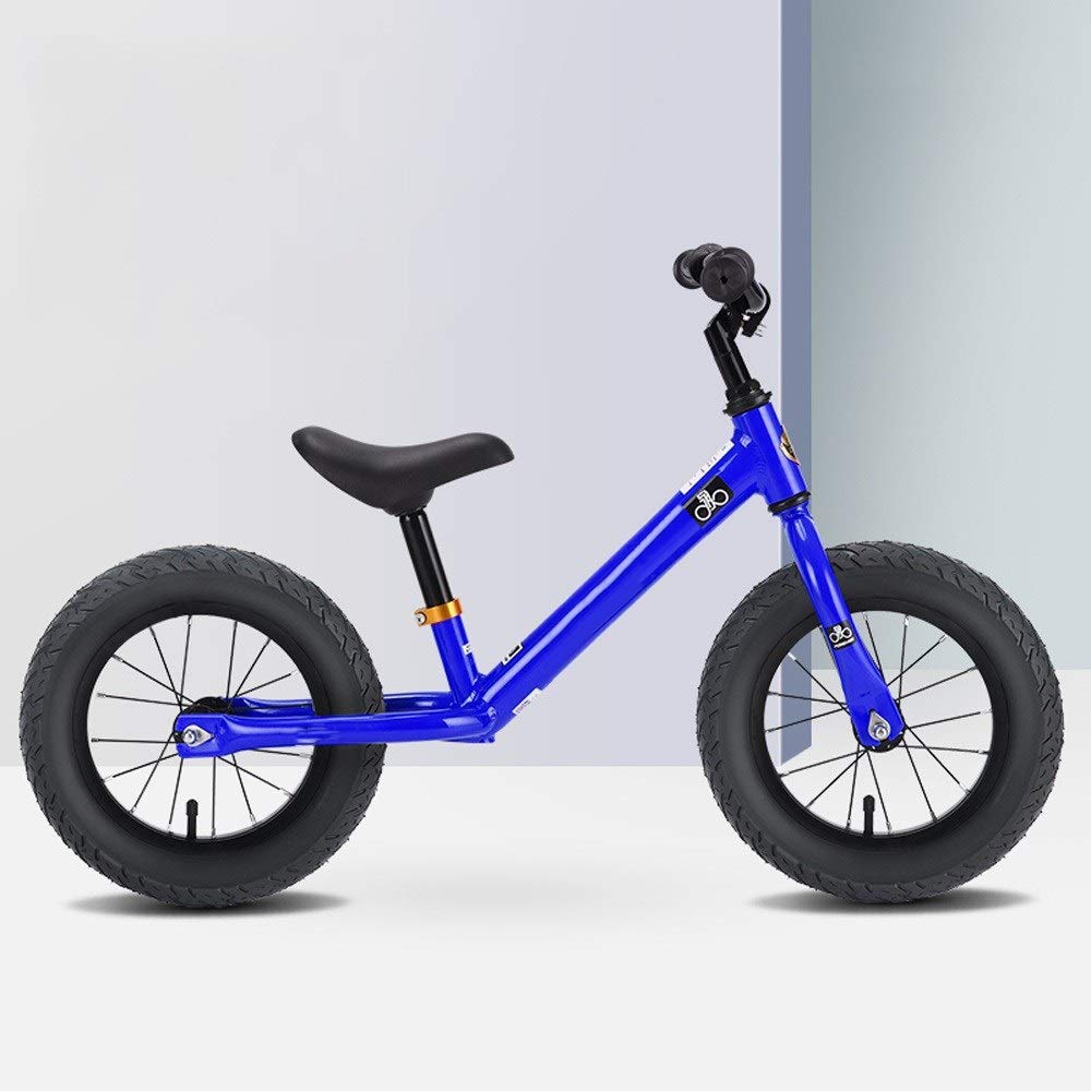 ZXCMNB Balanced Bicycles Children's Wear 1-3-6 Years Old Children Without Pedals Running Training Bicycles Coordination (Color : Blue, Size : A)