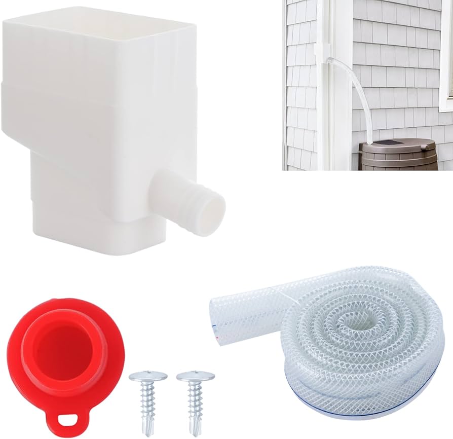 Rainwater Collection System, Universal Downspout Water, 52 OFF