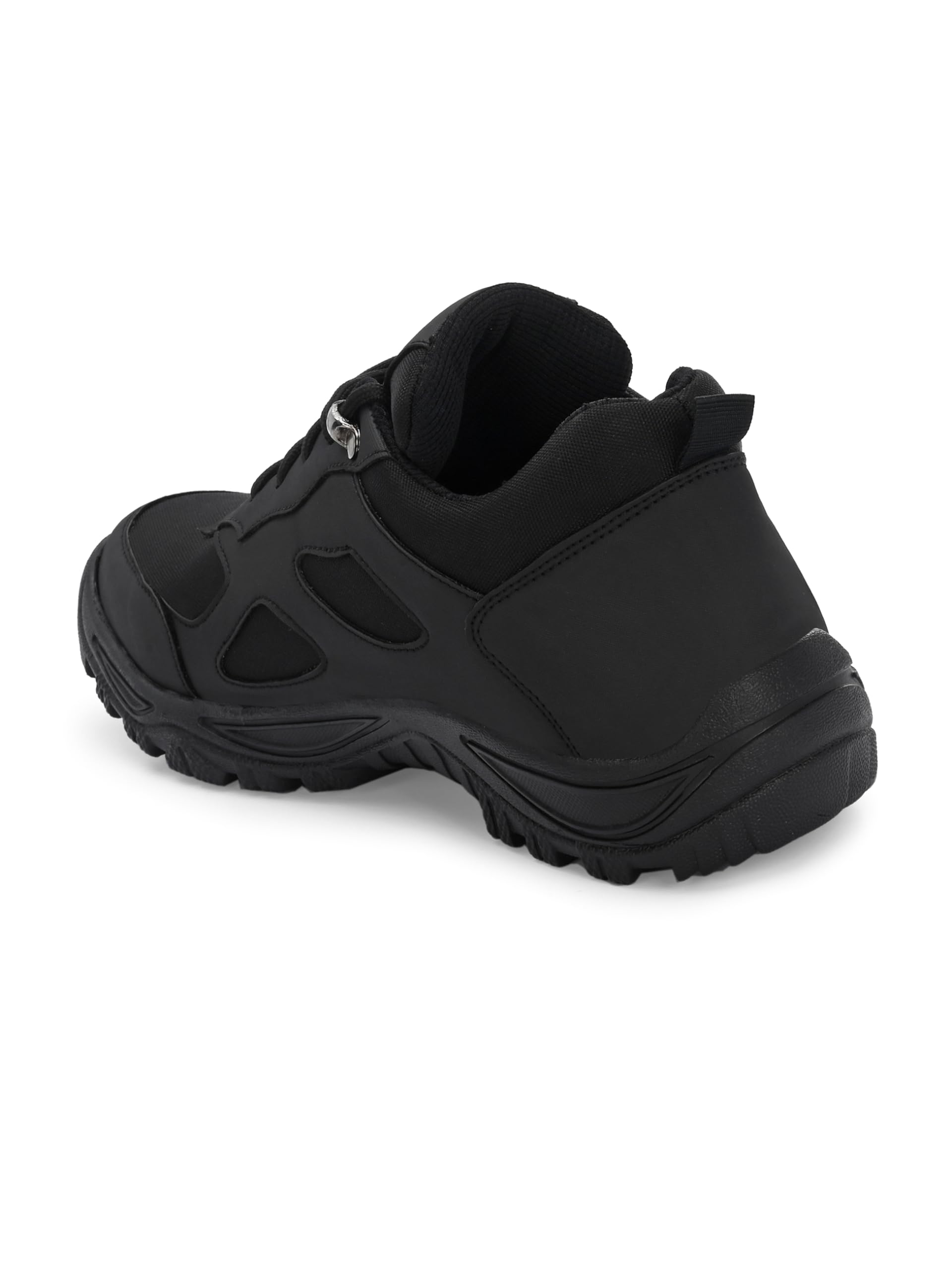 Leo's Fitness Shoes Leo Men's Light Weight Waterproof Casual Shoes For Trekking,Hiking & Other Casual Purpose Black,8 3