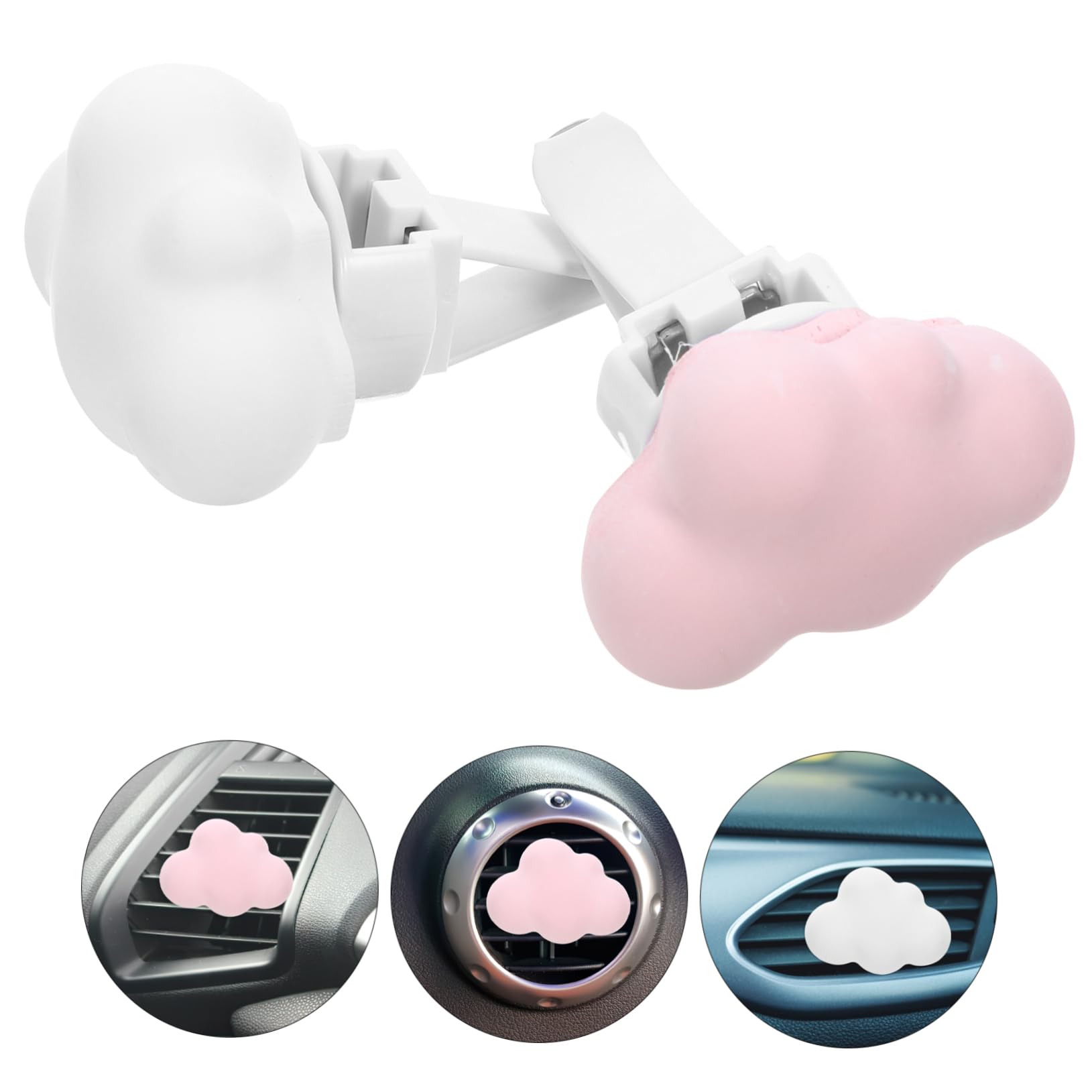 ULTECHNOVO 10 Stk Auto Parfüm Dekoration Diffusor Clips Armaturenbrett Zubehör Für Autoentlüftungen Entlüftungsklammern Auto-lüftungsdekor Luftauslass-erfrischer Aroma-clip
