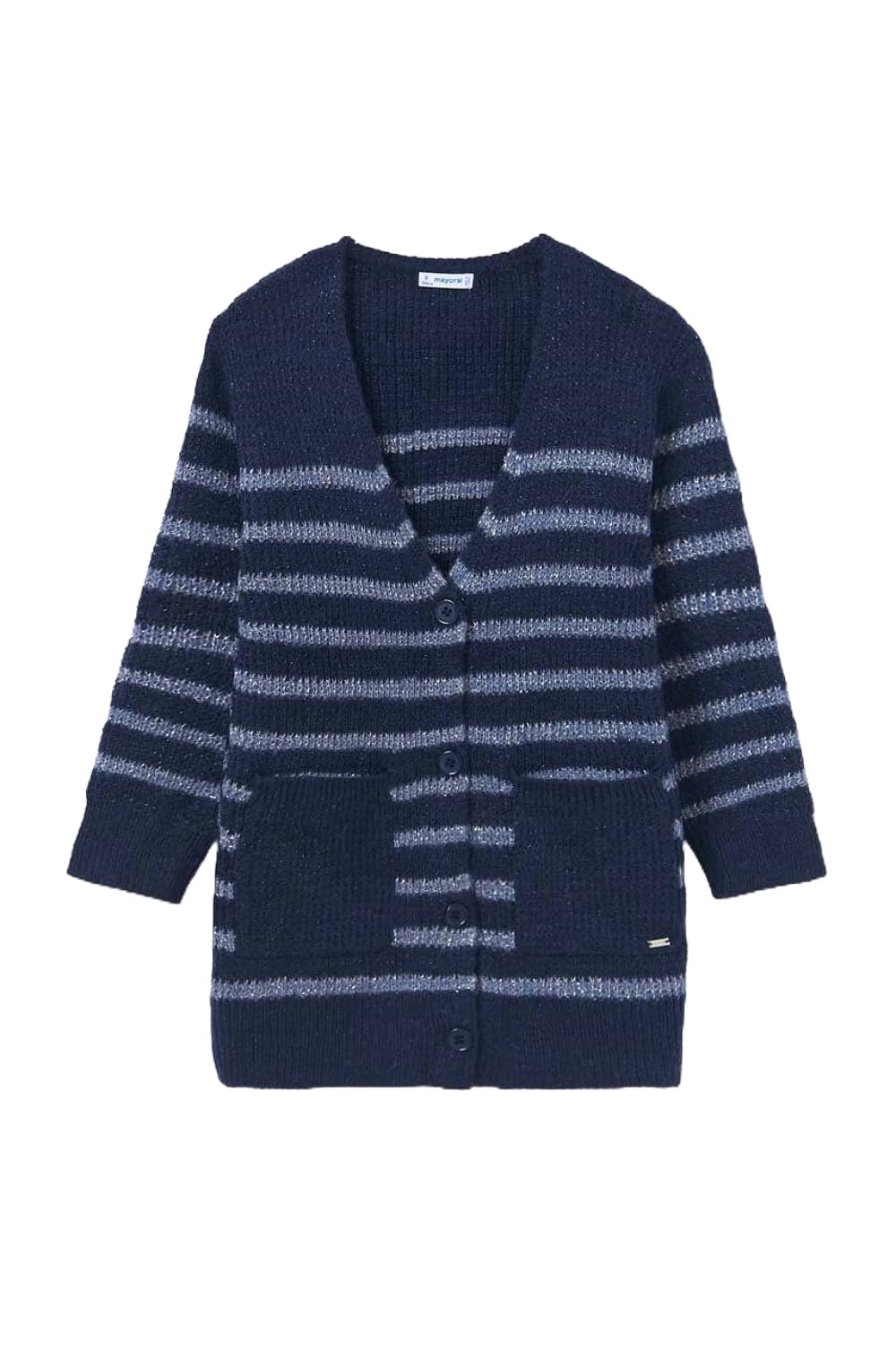 Chaqueta de punto para niña - longitud media, suéter ligero elegante y casual, manga larga, ropa de abrigo para niña para primavera, otoño e invierno, 7313