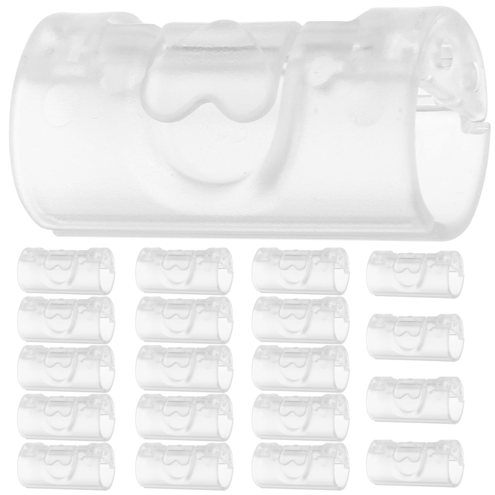 Cabilock 5 Sätze Blatthalter Feste Verschlüsse Für Hotels Bettsackfixierer Spannbettlaken Halter Spannbetttuch Halter Bettbezug Bettlaken-Clip Sofamatten-Clips Abs Transparent 20 Stück * 5
