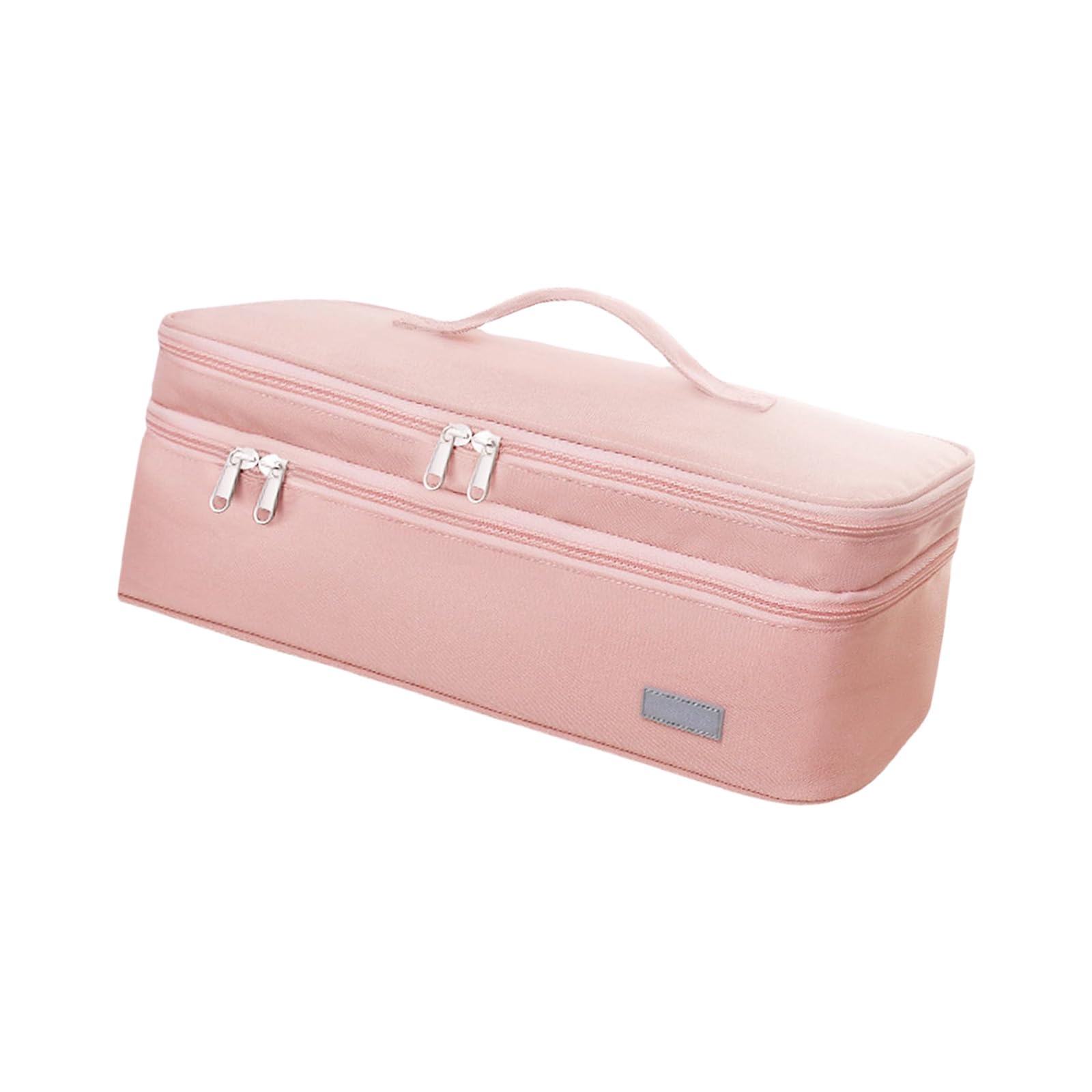 Tsophreniq Portable Compact Blow Dryer Carrying Case with Double Layer Compartments Thickened Protections Easy to Carry Portable Blow Dryer Organizers Bag