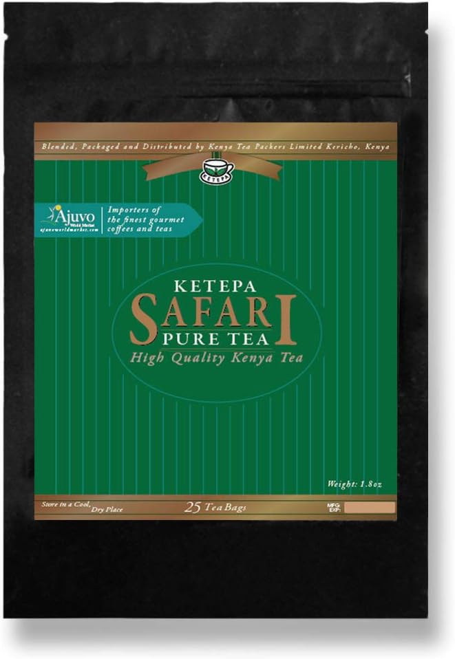 Ketepa Safari Tea | Original Kenyan Safari Black Tea | 100% Organic