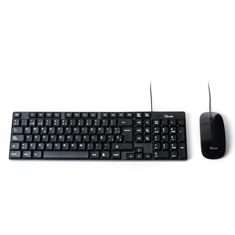 L-LINK Pack Teclado y Ratón para PC