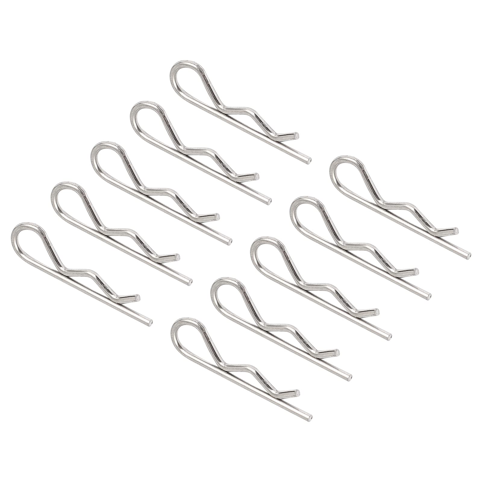 50 Coppiglie Ad R In Acciaio - 1.5mm X 33mm, Per Fissaggi Meccanici E Agricoli - Foto 9