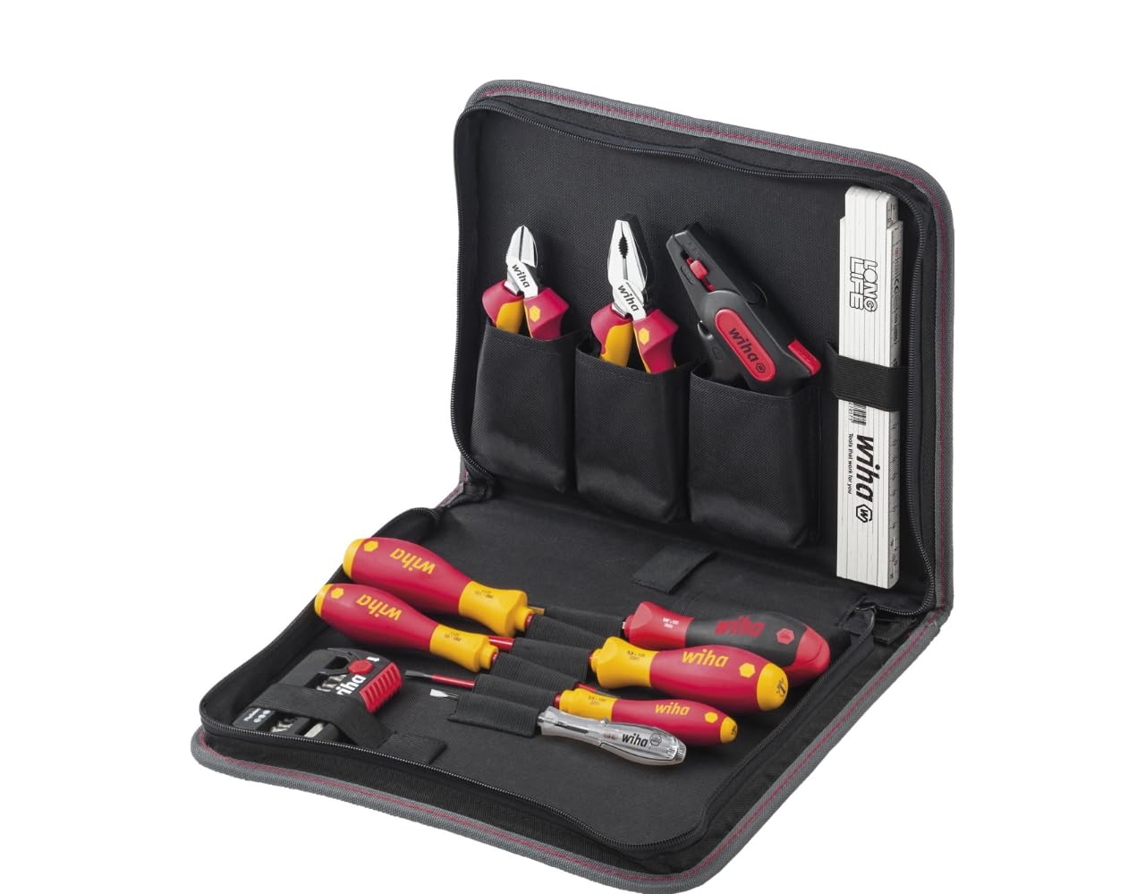 Juego de herramientas para electricistas 9300-002 SOFTBAG 12-tlg; Elektriker
