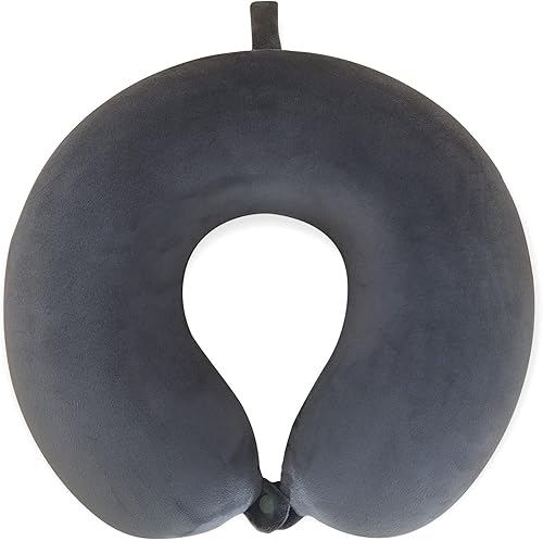 Cómoda almohada de viaje de espuma viscoelástica transpirable para el cuello, almohada para el cuello y la cabeza, adecuada para viajes en avión,