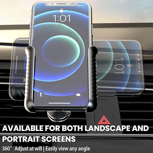 Miniatura 7 de zipelo Car Phone Holder for Air Vent, Auto Cell Phone Memory Mount Cradle, Thick Cases Friendly, Universal Automobile Vent Hands Free Phone Holder,