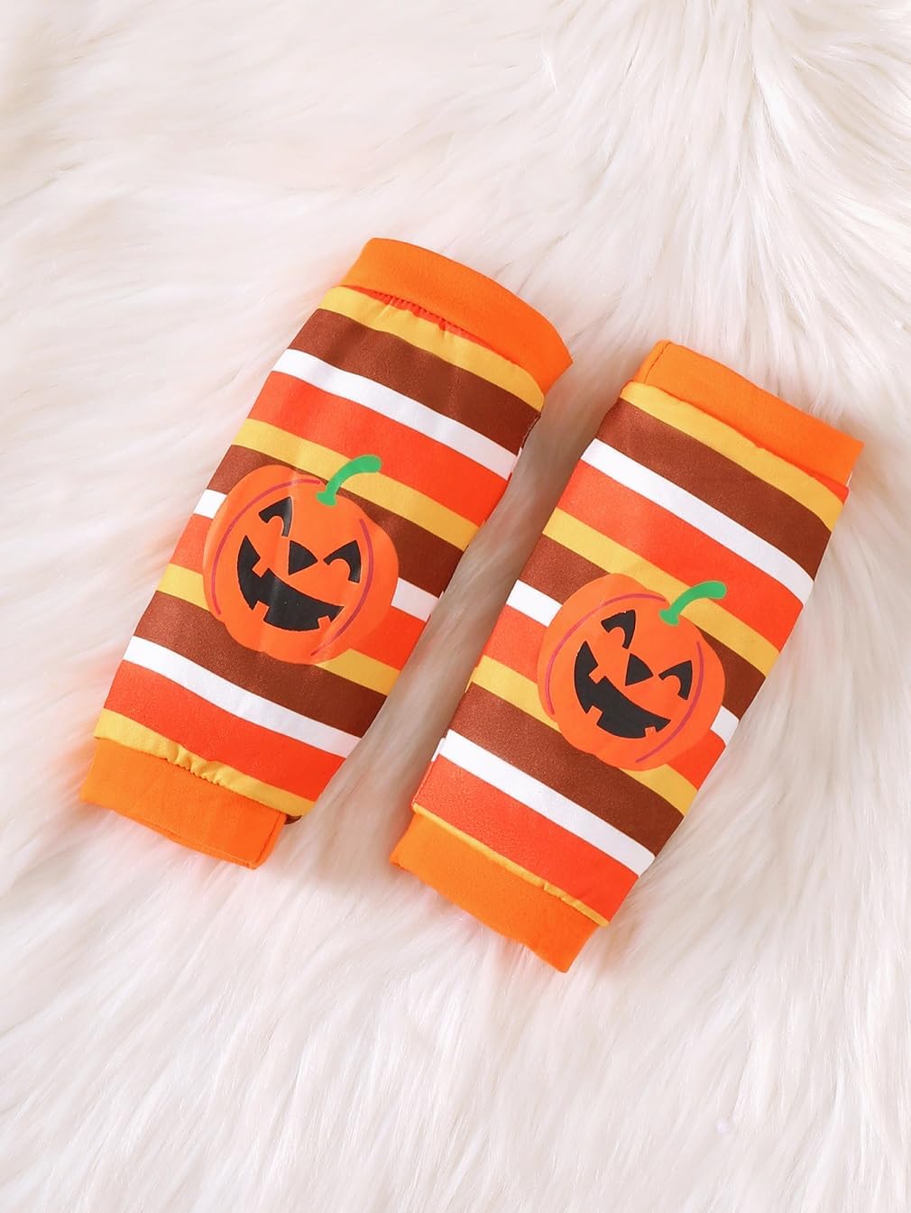 Baby Girl Halloween Costumes My 1st Halloween Outfits Romper+ Tutu Skirt+ Striated Leg Warmer+ Bunny Headband Outfit Set - Image 8