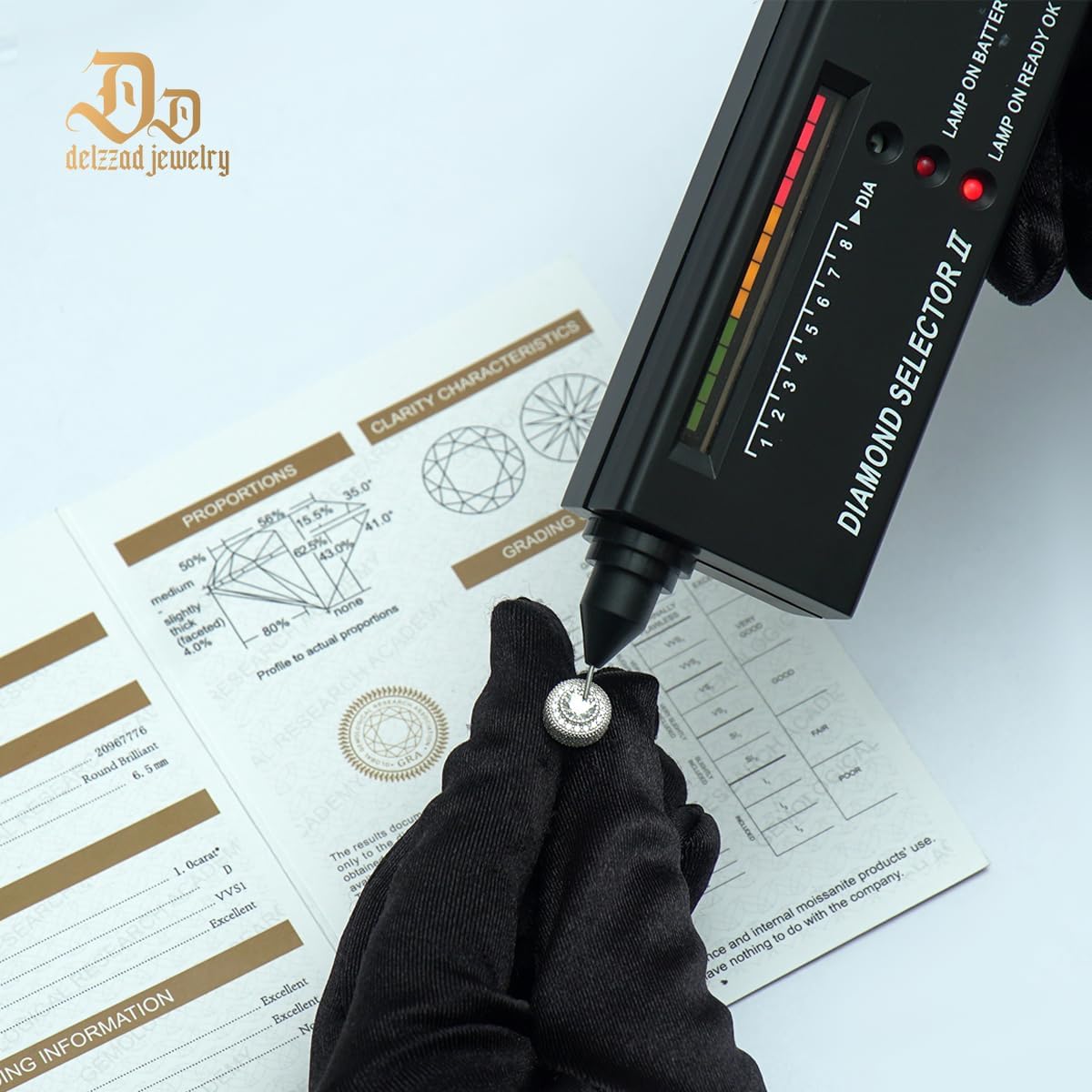 Jewelry S925 Round Moissanite Hip Hop Iced Out Halo Stud Earrings For Men Women Christmas Gifts - Image 7