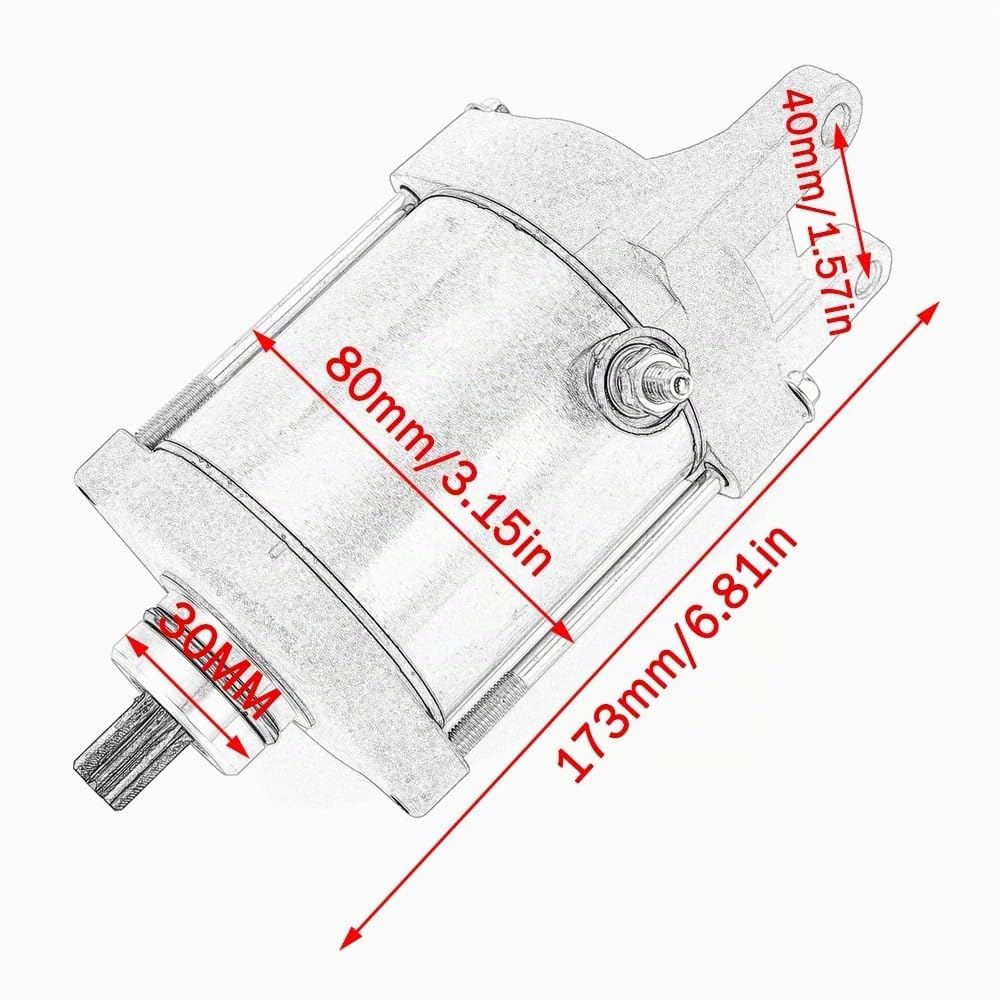 Motor de Arranque, para Kymco KXR250 MXU300 Maxxer Mongoose 250 300 31210-LBA7-900