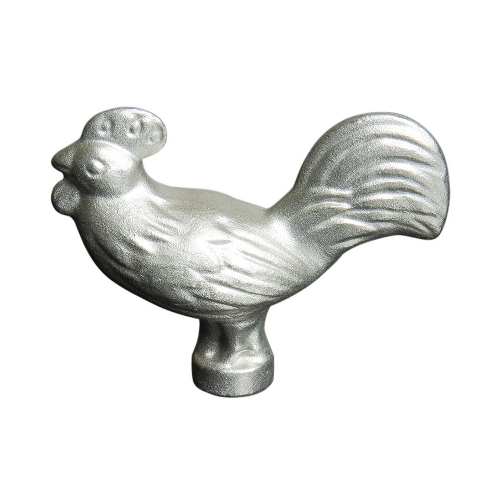 STAUBCast Iron Animal Stainless Steel Knob, Rooster