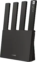 Roteador, HUAWEI WiFi BE3, Wifi 7, 3.6 Gpbs Dual-Band Wi-Fi 7, Visualização de Diagnóstico WiFi, Controle Parental, Preto