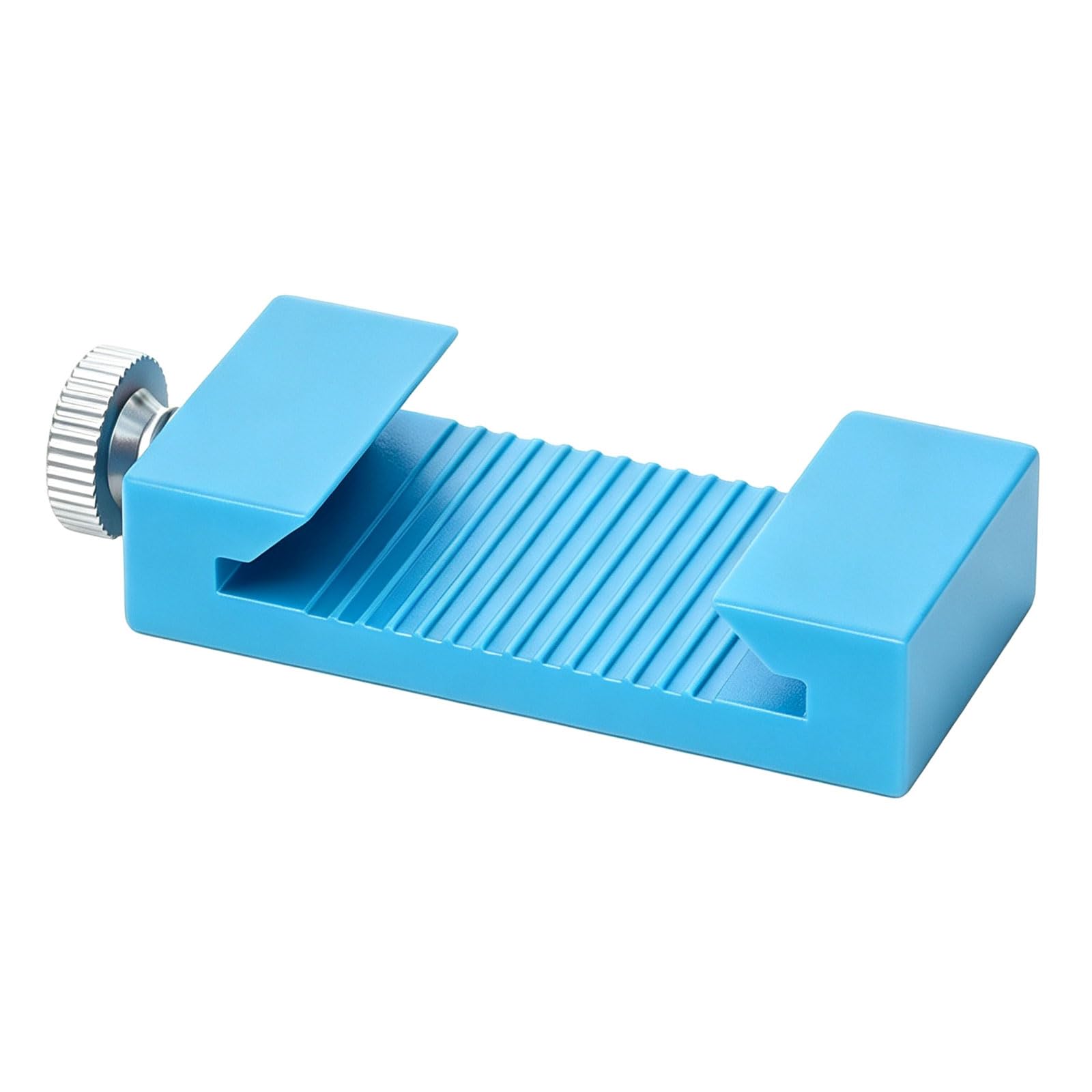 Hlzcmwi 36 To 39Mm Marking Guide Block For Steel Rulers With Fixed Channel, Thumb Screw Clamp, Abs Body Used During Layout Tasks Daily Steel Ruler Marking Guide Block Ruler Positioning Woodworking Layout Tool Thumb