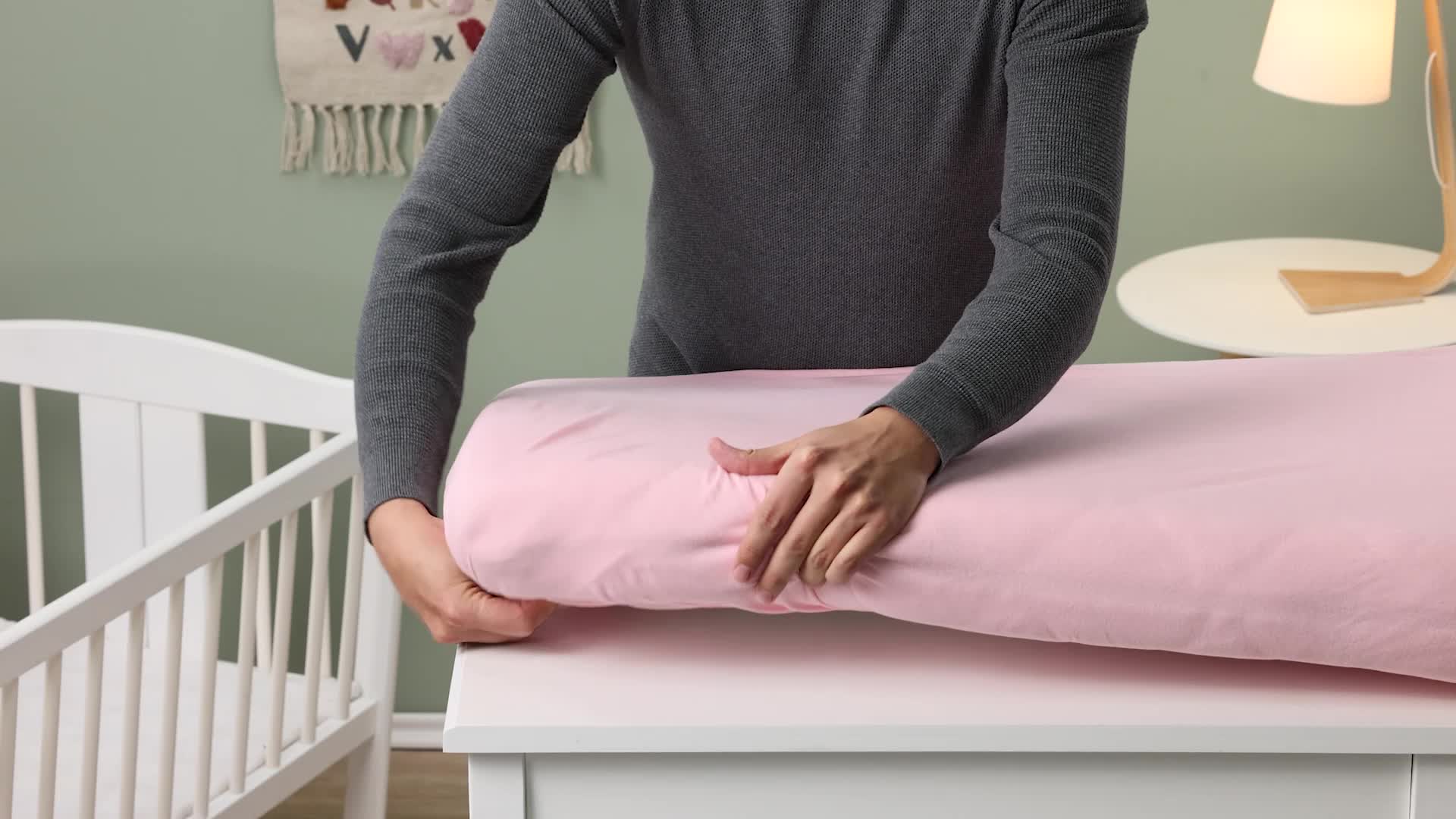 5007 Drap-Housse En Jersey De Coton Mako 140-200 À 160-200 Cm Rose Fb. 11[h6360] - Maison