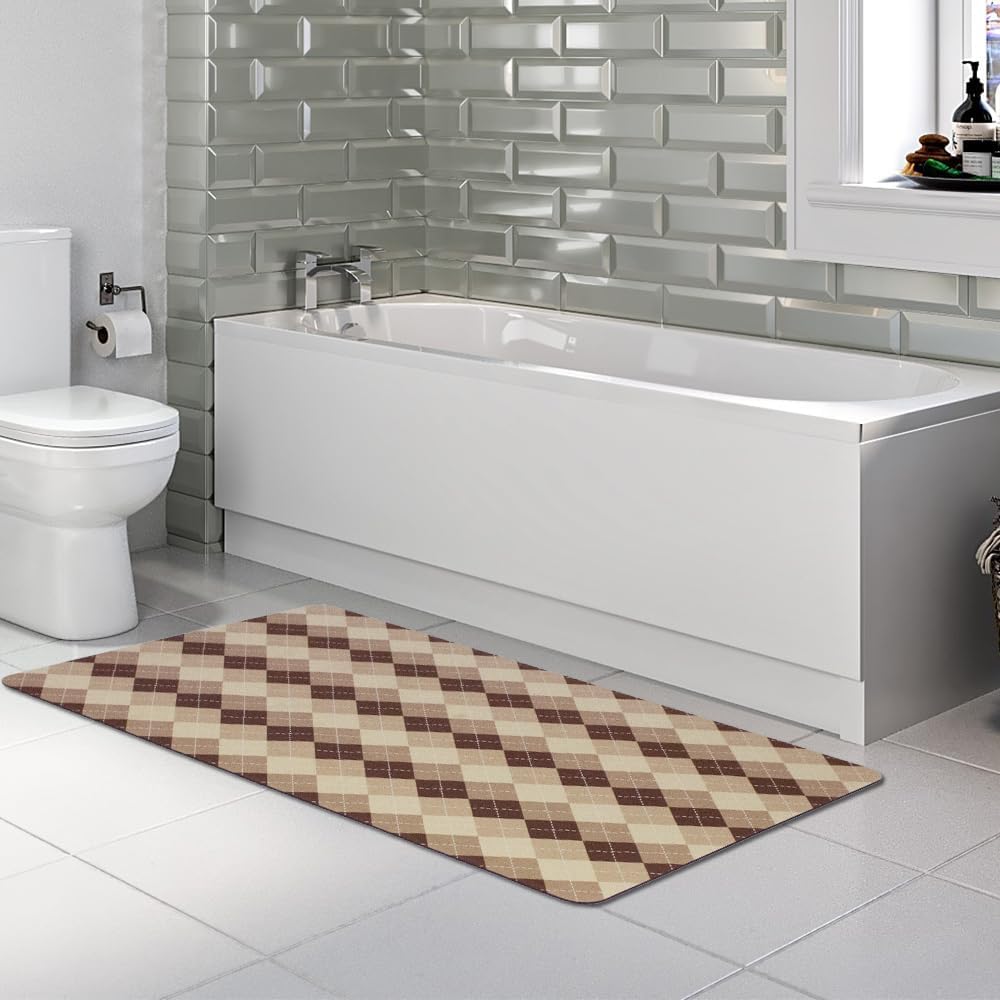 GOSBathroom Rug Mat Custom SizeBath Mat Rug for Bathroom