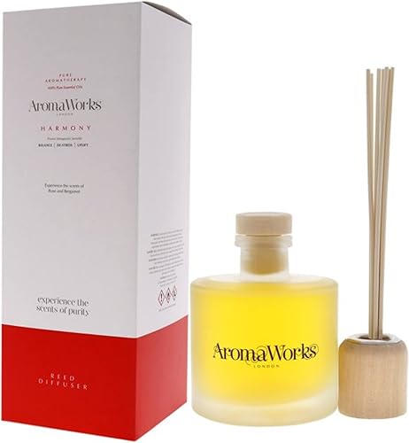Miniatura 3 de Aromaworks Harmony Difusor de varillas  Mezcla rejuvenecedora de aceites esenciales  Crea un estado de ánimo calmante  Atmósfera mejorada