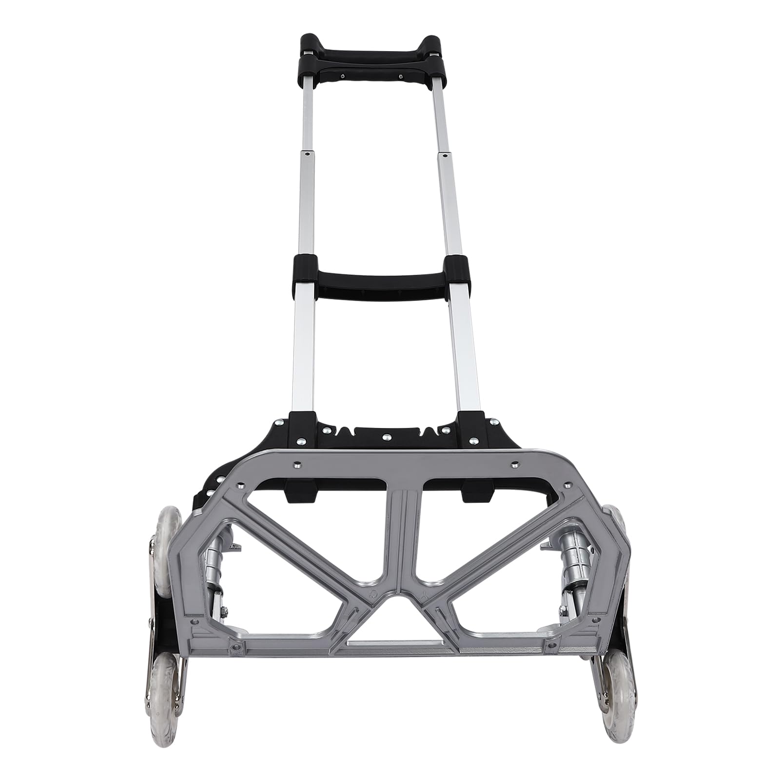 Wózek ręczny do wchodzenia po schodach, udźwig 75 kg, wózek do wchodzenia po schodach, 6 kół, składany wózek ręczny, wózek do wspinaczki 45 x 45 x 100 cm, wózek transportowy do domu, biura