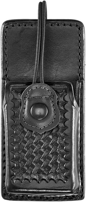 Aker Leather Products Swivel Radio Holder Aker Leather 588 Swivel Radio Holder, Basketweave, Motorla XTS3000, Black